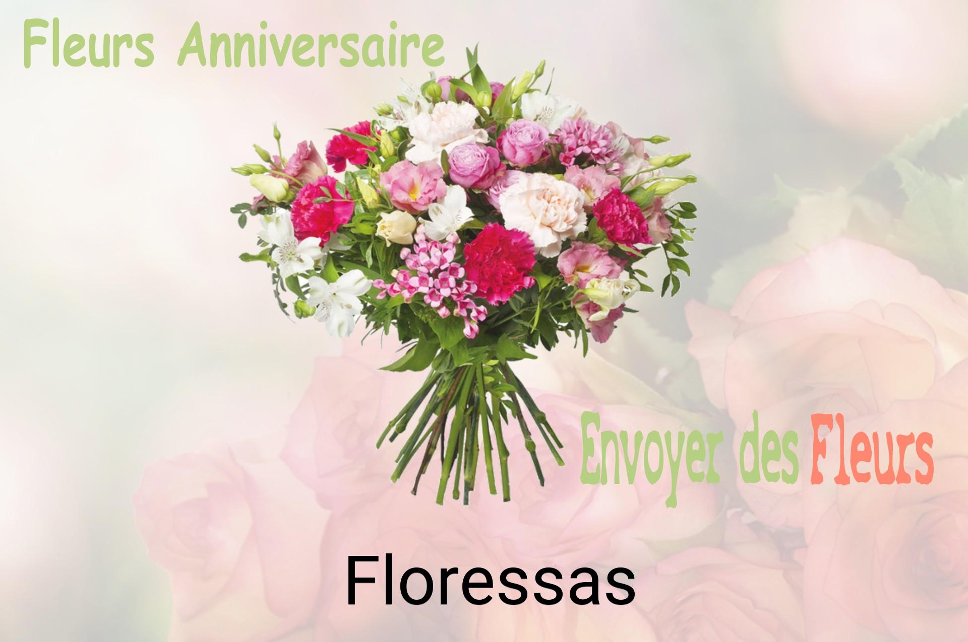 Bouquet de fleurs d’anniversaire livré à Floressas