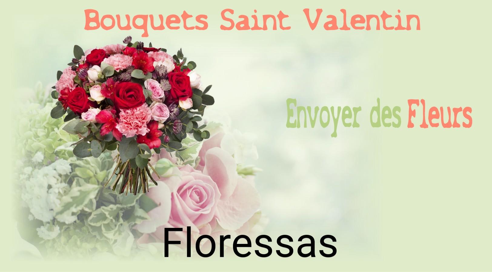 Roses de Saint-Valentin livrées à Floressas